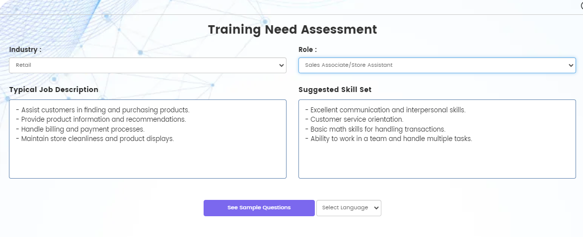 Training Need Assessment