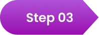 step three purple arrow icon