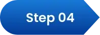 step four blue arrow icon
